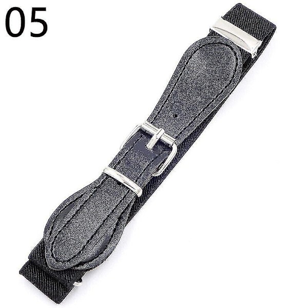 Barnebelte i skinn for jenter/gutter, elastisk midje, barn, PU-lær, belter. (brun)(1 stk)