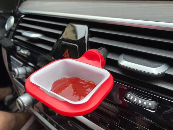 2 stk. Mini Sauceholder til Bil