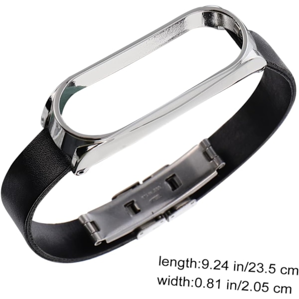 Rannekoru Watch 5/5 Pu Liukumaton Solki Mukava Käyttö Vaihtohihna