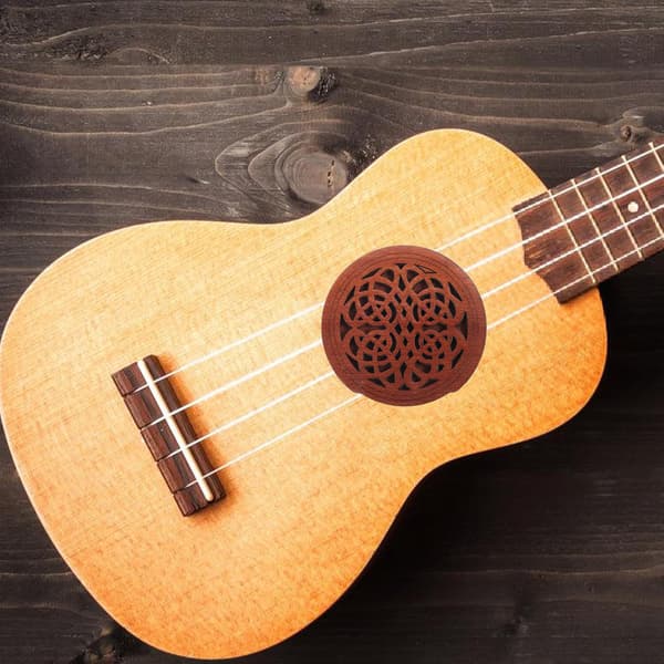Træ lydhulsdæksler Akustisk guitar træ lydhulsdæksel