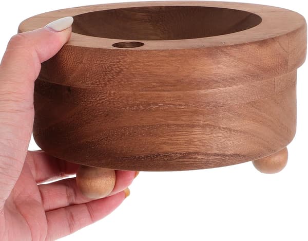 Papirkoppholder i tre Liten engangs papirkoppholder Rustikk kaffekrus