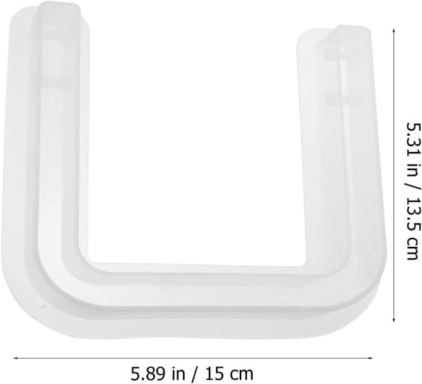 Silikone DIY Blomstervase Form til Formering af Planter Lille U-formet Bordplanterform