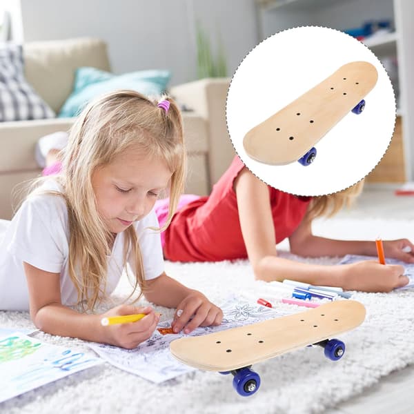 DIY Gutter og Jenter Skateboard Deck 43x13cm Uferdig Tre Blank Skateboard