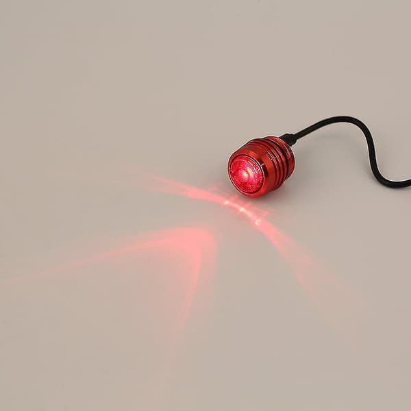 USB-oppladbart baklys med 3 moduser for sykkel