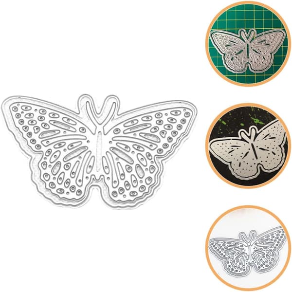 Fjäril Kolstål Skärform DIY Scrapbooking Präglingsform