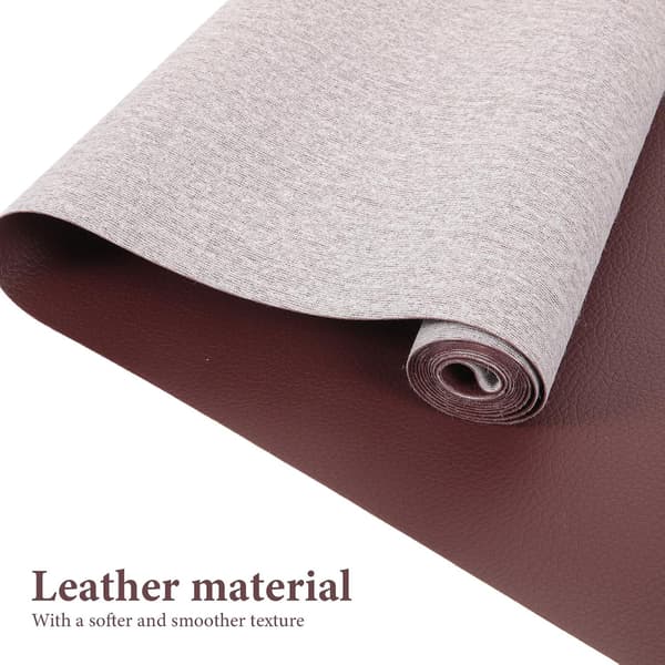 Læderlapper Faux Pu Læderplade til håndlavede tasker og bagage DIY 20x120cm