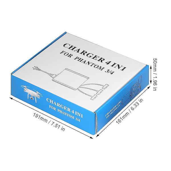 4-i-1 Batteriladdare för DJI Phantom 4/Pro