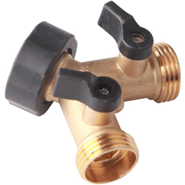 Hurtigkobling til haveslange messing kuglehane splitter 3/4 hahane fitting udvidelig slange