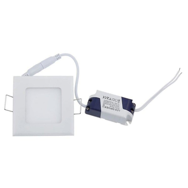 5 stk 3 W 15 LED-perler Innfelt LED-panellys Varmt hvitt