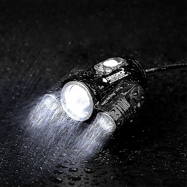 Justerbar Cykel Forlygte USB X3 T6 LED Frontlampe