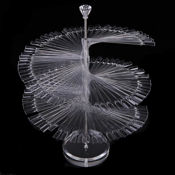 120 Sticks Neglekunst Display Stativ Spiral Falsk Stativ