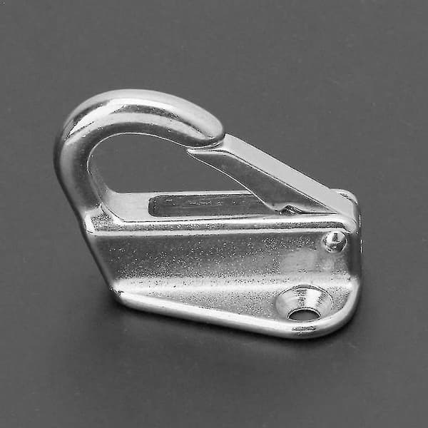 Fenderkrok Seiling Pad Eye Båt Sølv Mini Båt Fenderkrok Spenne (sølv) (1 stk)