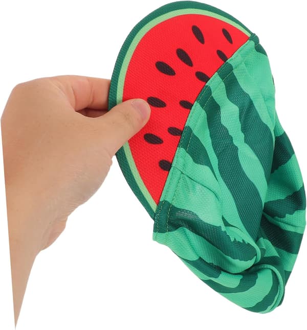 Vattenmelon Cykelkeps Under Hjälmfoder med Brätte Andningsbart Svettavvisande Kylande Hatt