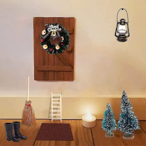 8 Dukkehustpynt Miniature Haveværktøjer Jul