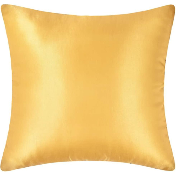 Set med 2 Kuddfodral med Havfru-paljetter (guld, 18x18 tum)