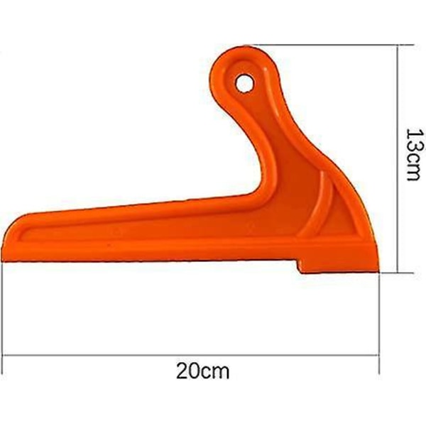 2 stk Snekker Push Sticks V-type Sikkerhet Oransje