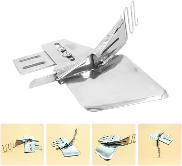 Flerbruks 40 mm symaskinbinder i rustfritt stål, dobbeltfoldet flatbinder