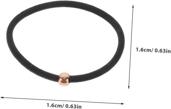 24 st elastiska hårband Hårrep Elastiska för kvinnor och flickor Hästsvanshållare Stylingtillbehör för tunt hår