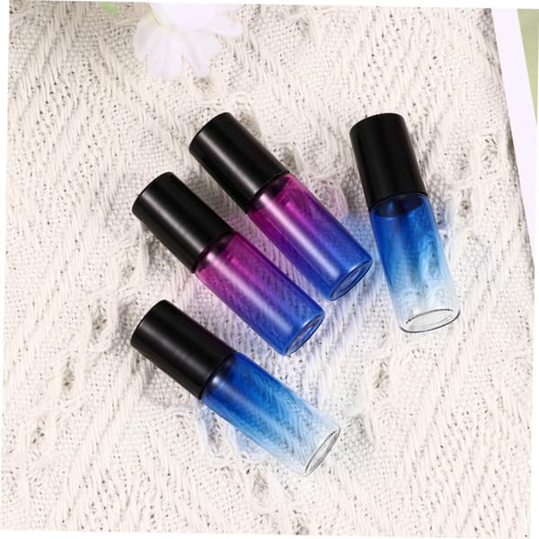 10 st glasrullflaskor Gradient Roller Oils Bärbara för hemresor