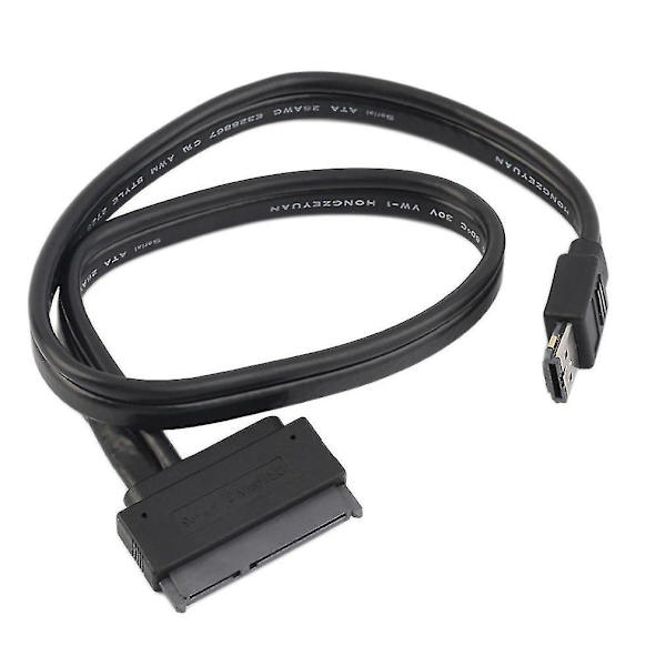Strömsatt eSATA 5V 12V Combo till 22-stifts SATA HDD-adapterkabel