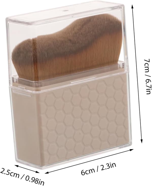 Rejse makeupbørster Blød kropsbørste til bronzer Dæk fluffy pudder foundation makeup svamp