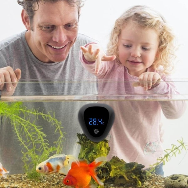 Akvaarion digitaalinen vedenlaadun seurantamittari ja lämpömittari