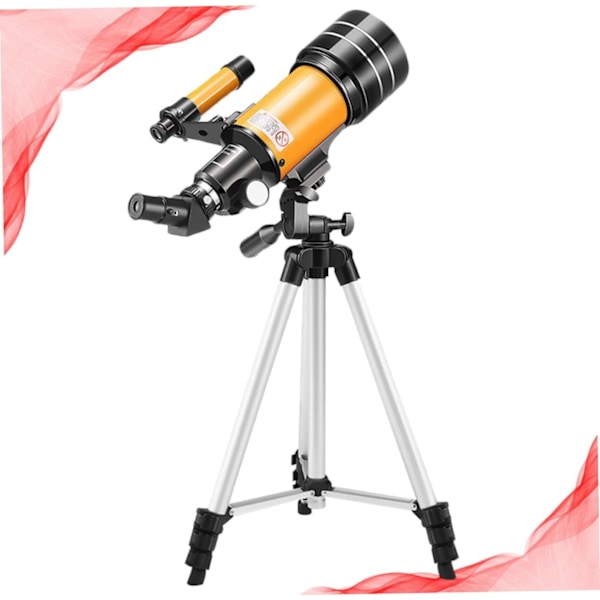 Astronomisk rumteleskop 70 mm refraktionsteleskop