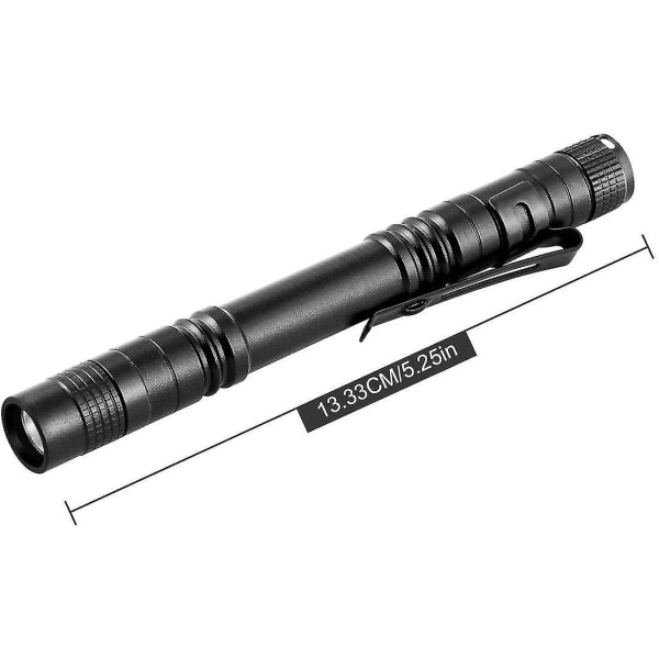 Lommelygte Led Mini, 200 Lumen Led Pen Light Lommelygte 5 Stk Pen Light Gave