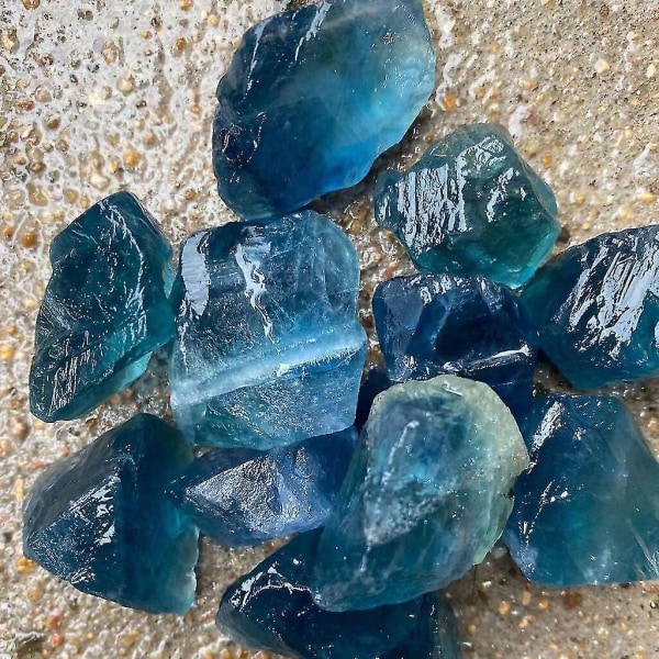 100 g Bulk Blue Celestite Chip Rocks Crystal Quartz