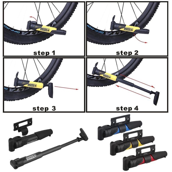 Portable Bicycle ABS Plastic Pump Valve Tire Inflator