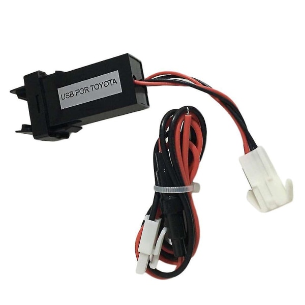 Dobbel USB-laderkontakt Dashbordlader for Toyota