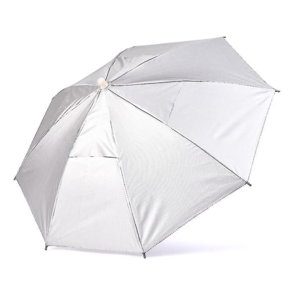 Foldbar hoved paraplyhat Anti-regn fiskehætte til udendørs aktiviteter, bærbar og let