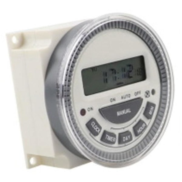 Programmerbar Timer Switch Relæ Digital LCD Strøm Ugentlig CN304A AC 220V 5 Pin