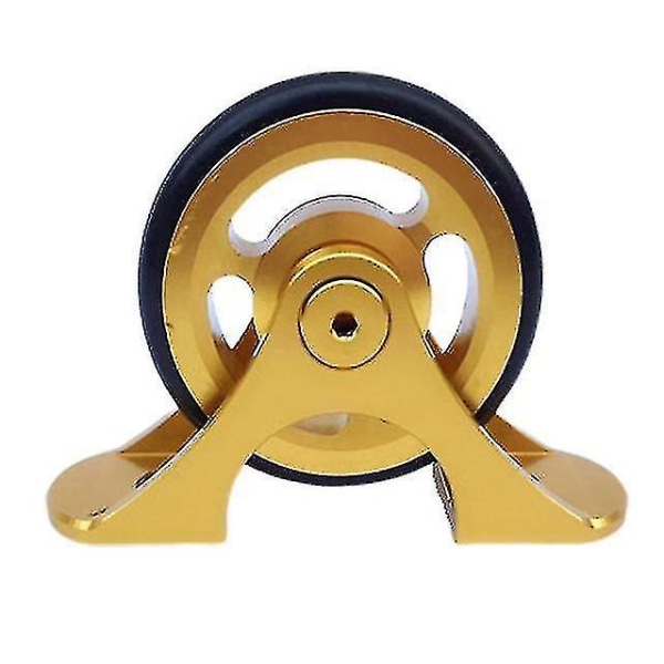 Udendørs letvægts foldecykel aluminiumslegeringsdele Baghjulsskærmleje Easy Wheels (1 stk, guld)