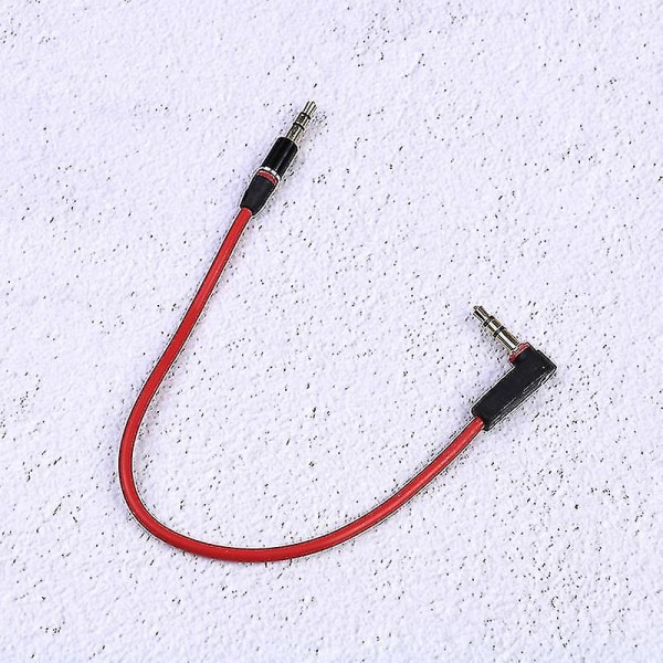 3,5 mm kort 20 cm jack-til-jack aux-kabel hann-til-hann stereolydkabler Ledning A