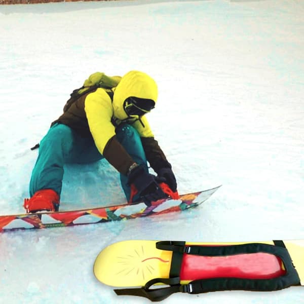 Snowboardsele Bærestropp for Snowboard Svart Lettvektsmateriale Reise og Utendørsaktiviteter