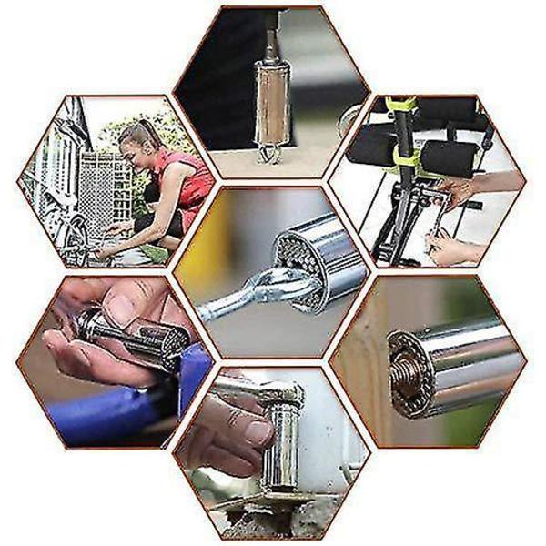 Universal Hylsnyckel 7-19mm Borrmaskin Ratsch Multifunktion