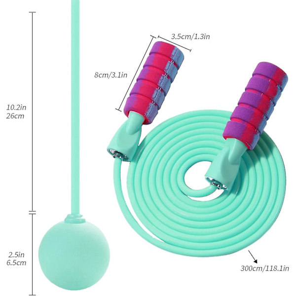 Vægtede Hoppetov Tangle Free Ropeless Indendørs Udendørs