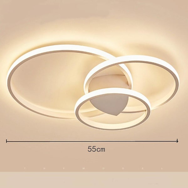 55 cm himmennettävä kattovalaisin LED-metalli modernissa tyylissä