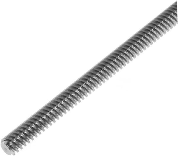 2 stk. blyskrue gjenget stang i rustfritt stål for skriver stepper motor blyskruemutter