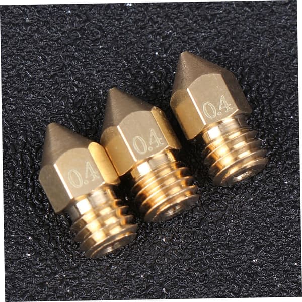 20 stk. messingekstruderdyse Mk8 3D-printertilbehør 1,75 mm 0,4 mm