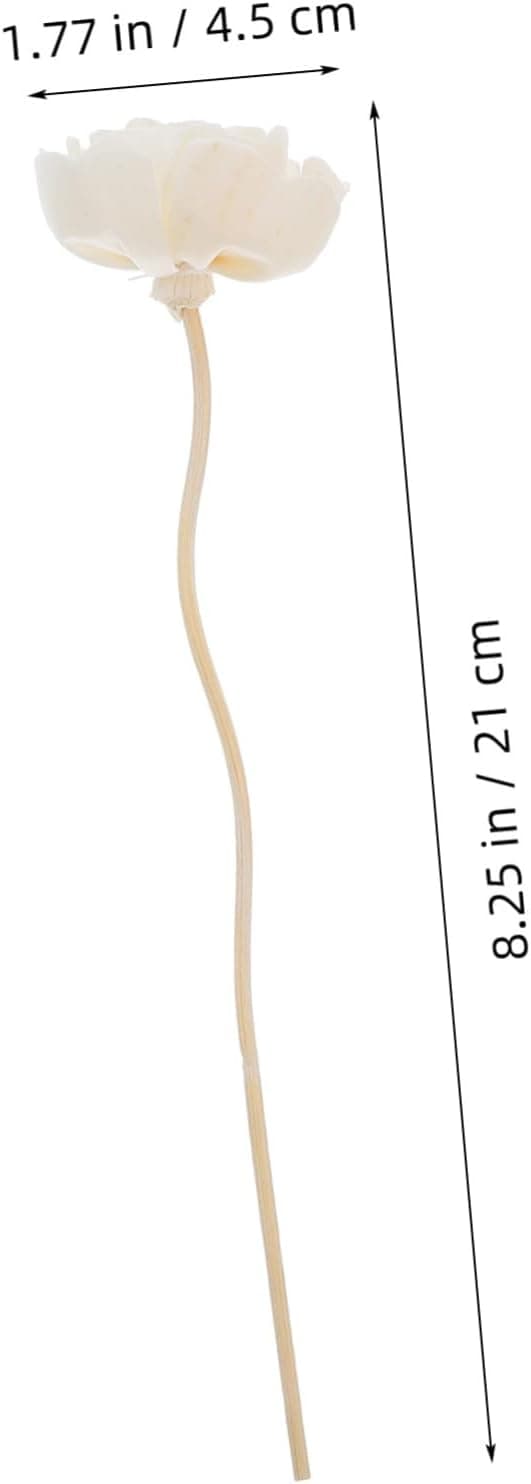 6 st rottingpinnar för doftspridare, 5 cm, aromaterapi, påfyllning för eterisk olja
