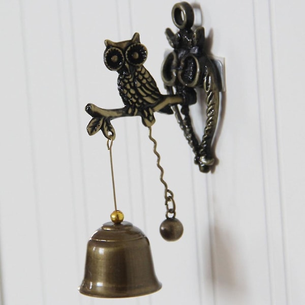 Metal Wind Chime Magnetisk Vintage Butikkinnehaver Door Påminnelse Bell Hjem Ornament Horse