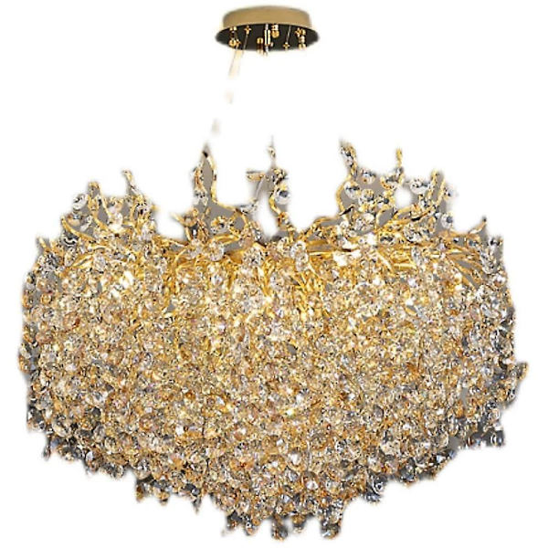 60cm Unik Design Lysekrone Aluminium Led Nordisk Stil