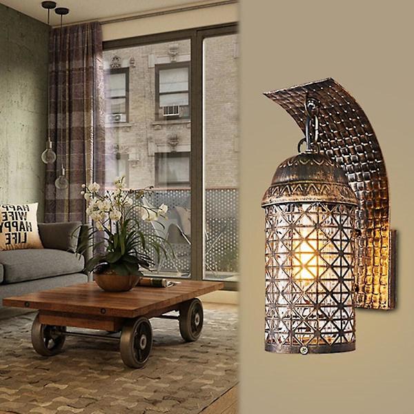 Rustikke Lodge Vægslamper Sconce Metal Lys Vintage E26 E27