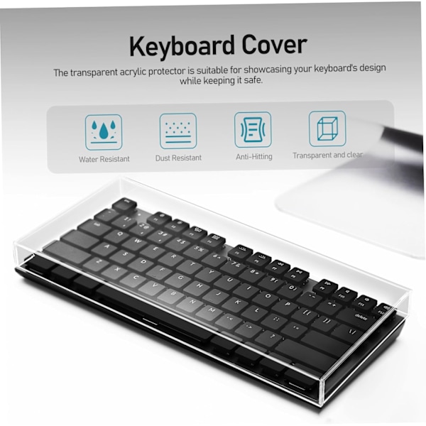 Tastaturdæksel Anti-kat Robust Akryl Laptop Tastaturdæksel Præcis Pasform til 68-tasters