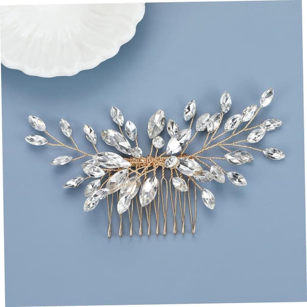 Rhinestone Hårkam Bryllup Hårklemme til Kvinder Tilbehør Brud Brudepige