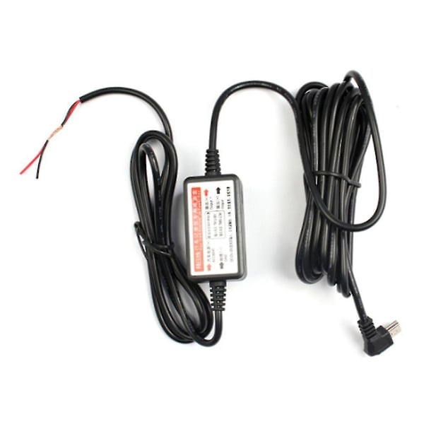Svart Plast Mini Wire Kabel Strømboks for Bil DVR Eksklusiv