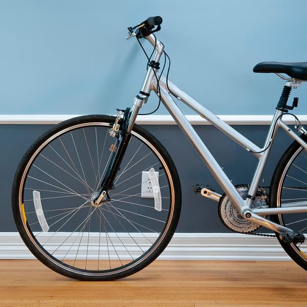 20 stk. hvide egerreflekser til mountainbikes, kompakte reflekterende skilte i plast