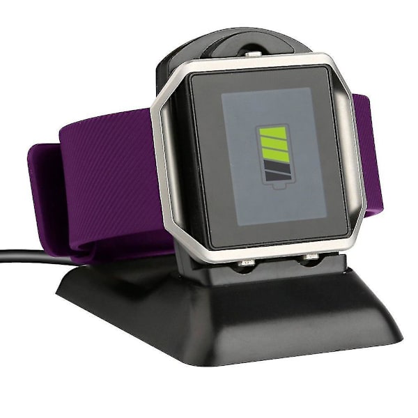 2-i-1 Laddningsställ för Fitbit Blaze Smartwatch och Telefonhållare